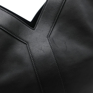 サンローラン SAINT LAURENT Y ホーボー 833160 ブラック レザー トートバッグ ゴールド金具 黒 Yバッグ トート