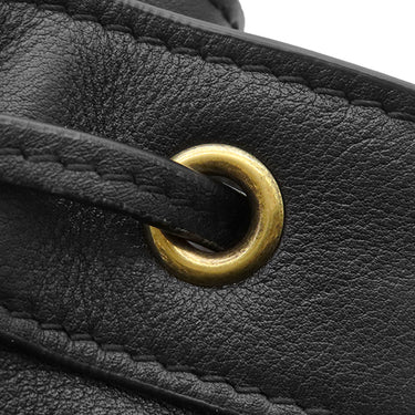サンローラン SAINT LAURENT Y ホーボー 833160 ブラック レザー トートバッグ ゴールド金具 黒 Yバッグ トート