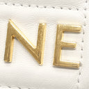 セリーヌ CELINE マトラッセ モノクローム 111273EYD.01HT ホワイト レザー ショルダーバッグ ゴールド金具 白 ロゴ チェーンショルダー チェーンバッグ