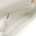 セリーヌ CELINE マトラッセ モノクローム 111273EYD.01HT ホワイト レザー ショルダーバッグ ゴールド金具 白 ロゴ チェーンショルダー チェーンバッグ