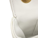 セリーヌ CELINE マトラッセ モノクローム 111273EYD.01HT ホワイト レザー ショルダーバッグ ゴールド金具 白 ロゴ チェーンショルダー チェーンバッグ