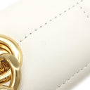 セリーヌ CELINE マトラッセ モノクローム 111273EYD.01HT ホワイト レザー ショルダーバッグ ゴールド金具 白 ロゴ チェーンショルダー チェーンバッグ