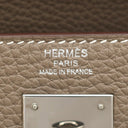 エルメス HERMES ケリー28 内縫い エトゥープ トゴ 2WAYバッグ シルバー金具 グレージュ ハンドバッグ ショルダー