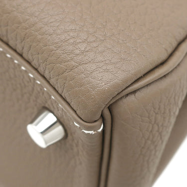 エルメス HERMES ケリー28 内縫い エトゥープ トゴ 2WAYバッグ シルバー金具 グレージュ ハンドバッグ ショルダー
