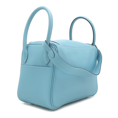 エルメス HERMES リンディ 26 ブルーノール エバーカラー 2WAYバッグ シルバー金具 ハンドバッグ ショルダー