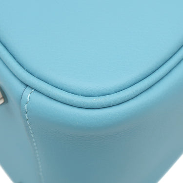 エルメス HERMES リンディ 26 ブルーノール エバーカラー 2WAYバッグ シルバー金具 ハンドバッグ ショルダー