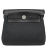 エルメス HERMES エールバッグジップ ミニ ルトゥルネ ブラック キャンバス トワルミリタリー ヴァッシュハンター ショルダーバッグ シルバー金具 黒 2026年製
