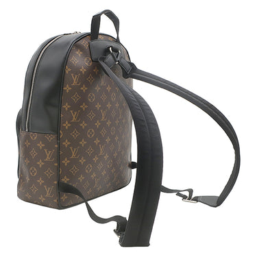 ルイヴィトン LOUIS VUITTON ジョッシュ NV M45349 モノグラムマカサー モノグラムマカサー リュック・デイパック シルバー金具 茶 リュック