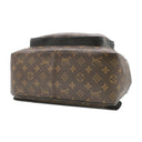 ルイヴィトン LOUIS VUITTON ジョッシュ NV M45349 モノグラムマカサー モノグラムマカサー リュック・デイパック シルバー金具 茶 リュック