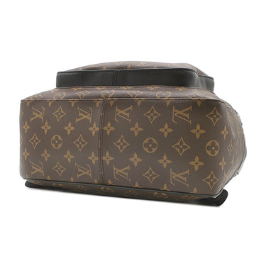 ルイヴィトン LOUIS VUITTON ジョッシュ NV M45349 モノグラムマカサー モノグラムマカサー リュック・デイパック シルバー金具 茶 リュック