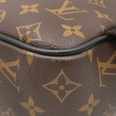 ルイヴィトン LOUIS VUITTON ジョッシュ NV M45349 モノグラムマカサー モノグラムマカサー リュック・デイパック シルバー金具 茶 リュック