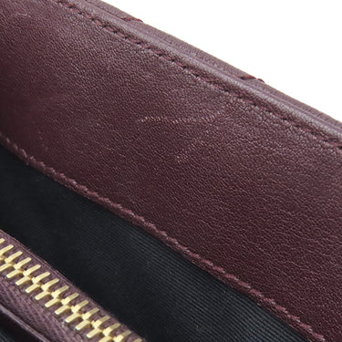 サンローラン SAINT LAURENT カレッジ 428056 ボルドー レザー 2WAYバッグ ゴールド金具 YSL カサンドラ ハンドバッグ ショルダー キルティング