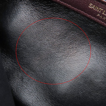 サンローラン SAINT LAURENT カレッジ 428056 ボルドー レザー 2WAYバッグ ゴールド金具 YSL カサンドラ ハンドバッグ ショルダー キルティング