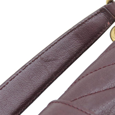 サンローラン SAINT LAURENT カレッジ 428056 ボルドー レザー 2WAYバッグ ゴールド金具 YSL カサンドラ ハンドバッグ ショルダー キルティング