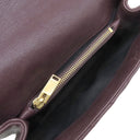 サンローラン SAINT LAURENT カレッジ 428056 ボルドー レザー 2WAYバッグ ゴールド金具 YSL カサンドラ ハンドバッグ ショルダー キルティング