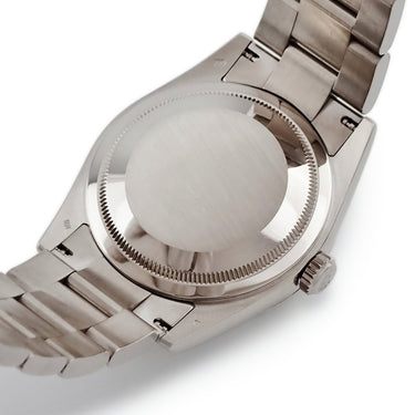 腕時計 ロレックス ROLEX デイデイト 36 118209 P番 自動巻き メンズ メーカーOH済 P番 K18WG無垢 チェリー バー オイスターブレス