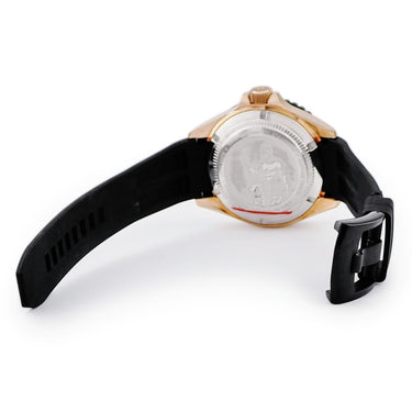 腕時計 エドックス EDOX ネプチュニアン オートマティック 80120-37RNNCA-NIR 自動巻き メンズ 未使用 ブラック ピンクゴールドPVD