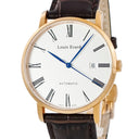 腕時計 ルイ・エラール LOUIS ERARD エクセレンス オートマティック 68233PR01.BRC03 自動巻き メンズ 新品同様 青針 デイト ローマン