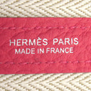 エルメス HERMES ガーデンパーティーTPM 30 ローズエクストリーム カントリー トートバッグ シルバー金具 オールレザー