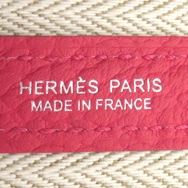 エルメス HERMES ガーデンパーティーTPM 30 ローズエクストリーム カントリー トートバッグ シルバー金具 オールレザー