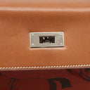 エルメス HERMES ケリー28 アマゾン 内縫い ルージュアッシュ×フォーブ ヴォーバレニア トワルクーベル 2WAYバッグ シルバー金具 ショルダー 馬 ウマ