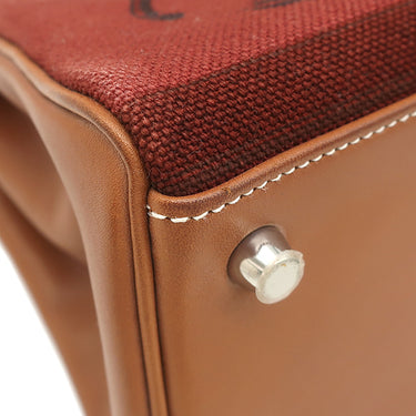 エルメス HERMES ケリー28 アマゾン 内縫い ルージュアッシュ×フォーブ ヴォーバレニア トワルクーベル 2WAYバッグ シルバー金具 ショルダー 馬 ウマ
