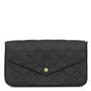 ルイヴィトン LOUIS VUITTON ポシェット フェリシー M82477 ブラック モノグラムアンプラント チェーンウォレット ゴールド金具