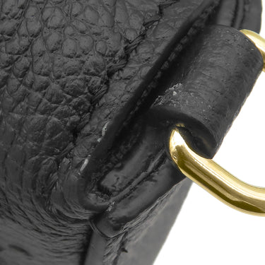 ルイヴィトン LOUIS VUITTON ポシェット フェリシー M82477 ブラック モノグラムアンプラント チェーンウォレット ゴールド金具