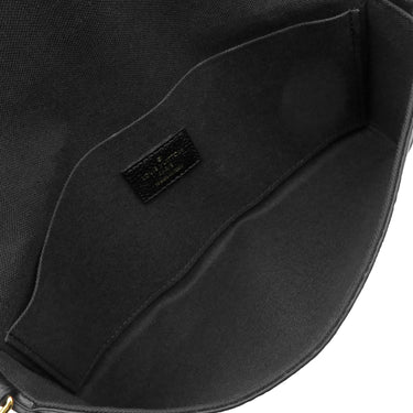 ルイヴィトン LOUIS VUITTON ポシェット フェリシー M82477 ブラック モノグラムアンプラント チェーンウォレット ゴールド金具