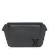 ルイヴィトン LOUIS VUITTON テイクオフ スリング M57081 ブラック グレインレザー ボディバッグ ブラック金具 黒 ウエストバック