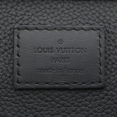 ルイヴィトン LOUIS VUITTON テイクオフ スリング M57081 ブラック グレインレザー ボディバッグ ブラック金具 黒 ウエストバック