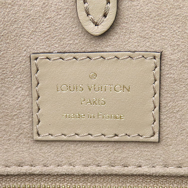 ルイヴィトン LOUIS VUITTON オンザゴー MM M45494 トゥルトレールクレーム モノグラムアンプラント バイカラーモノグラムアンプラント トートバッグ ゴールド金具 グレー 肩掛け