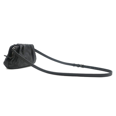 ルイヴィトン LOUIS VUITTON スカラ ミニ M80093 モノグラムマヒナ モノグラムマヒナ 2WAYバッグ シルバー金具 ショルダー クラッチ 黒