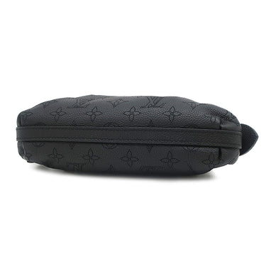 ルイヴィトン LOUIS VUITTON スカラ ミニ M80093 モノグラムマヒナ モノグラムマヒナ 2WAYバッグ シルバー金具 ショルダー クラッチ 黒