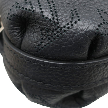 ルイヴィトン LOUIS VUITTON スカラ ミニ M80093 モノグラムマヒナ モノグラムマヒナ 2WAYバッグ シルバー金具 ショルダー クラッチ 黒