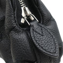 ルイヴィトン LOUIS VUITTON スカラ ミニ M80093 モノグラムマヒナ モノグラムマヒナ 2WAYバッグ シルバー金具 ショルダー クラッチ 黒