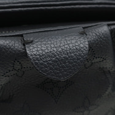 ルイヴィトン LOUIS VUITTON スカラ ミニ M80093 モノグラムマヒナ モノグラムマヒナ 2WAYバッグ シルバー金具 ショルダー クラッチ 黒