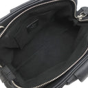 ルイヴィトン LOUIS VUITTON スカラ ミニ M80093 モノグラムマヒナ モノグラムマヒナ 2WAYバッグ シルバー金具 ショルダー クラッチ 黒