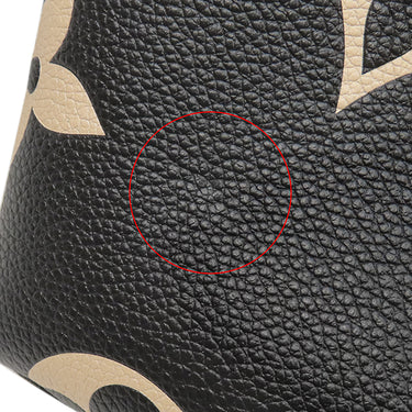 ルイヴィトン LOUIS VUITTON プティ パレ PM M58913 ノワール×ベージュ モノグラムアンプラント 2WAYバッグ ゴールド金具 黒 鍵欠品