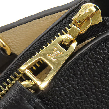 ルイヴィトン LOUIS VUITTON プティ パレ PM M58913 ノワール×ベージュ モノグラムアンプラント 2WAYバッグ ゴールド金具 黒 鍵欠品