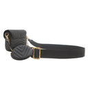 ルイヴィトン LOUIS VUITTON ニューウェーブ ミュルティ ポシェット M56461 ブラック カーフ 2WAYバッグ ゴールド金具 黒 LVロゴ チェーンショルダー