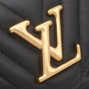 ルイヴィトン LOUIS VUITTON ニューウェーブ ミュルティ ポシェット M56461 ブラック カーフ 2WAYバッグ ゴールド金具 黒 LVロゴ チェーンショルダー