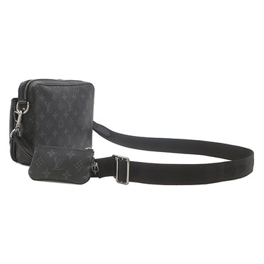 ルイヴィトン LOUIS VUITTON トリオ メッセンジャー M69443 モノグラムエクリプス モノグラムエクリプス モノグラムエクリプスリバースキャンバス ショルダーバッグ シルバー金具 黒 グレー