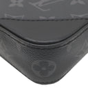 ルイヴィトン LOUIS VUITTON トリオ メッセンジャー M69443 モノグラムエクリプス モノグラムエクリプス モノグラムエクリプスリバースキャンバス ショルダーバッグ シルバー金具 黒 グレー