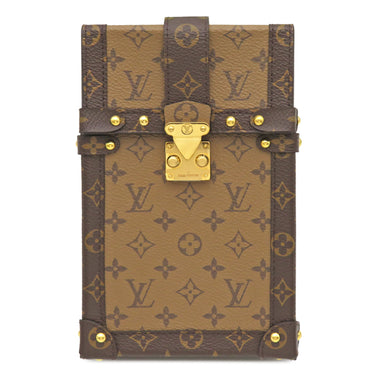 ルイヴィトン LOUIS VUITTON ポシェット トランク ヴェルティカル M67873 モノグラムリバース モノグラムキャンバス モノグラムリバースキャンバス ショルダーバッグ ゴールド金具