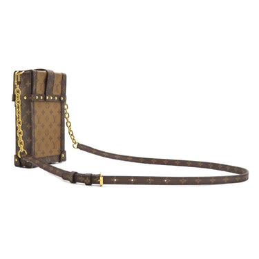ルイヴィトン LOUIS VUITTON ポシェット トランク ヴェルティカル M67873 モノグラムリバース モノグラムキャンバス モノグラムリバースキャンバス ショルダーバッグ ゴールド金具