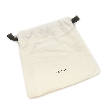 セリーヌ CELINE スモール フォールデッド マルチファンクション ベージュ×レッド レザー 三つ折り財布 シルバー金具 グレージュ バイカラー 小銭入れ