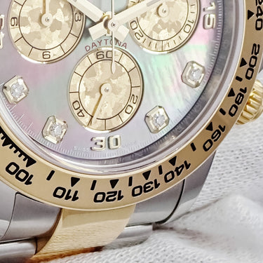 腕時計 ロレックス ROLEX コスモグラフ デイトナ 116503NG ランダム番 自動巻き メンズ ランダム番 K18YG×SS コンビ 純正ダイヤ 黒 シェル