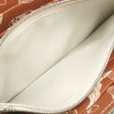 エルメス HERMES アザップロング シルクイン ニューブルージーン ヴォーエプソン 長財布 シルバー金具 水色 茶 ラウンドジップ