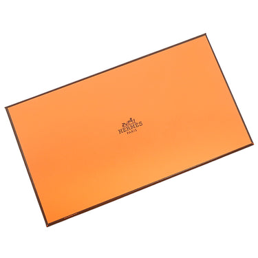 エルメス HERMES アザップロング シルクイン ニューブルージーン ヴォーエプソン 長財布 シルバー金具 水色 茶 ラウンドジップ